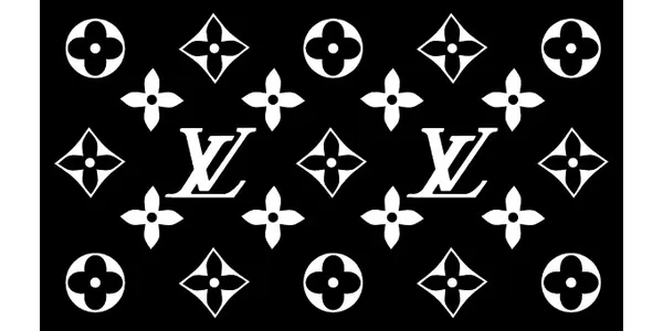 Louis Vuitton Inspired Pattern Decal / LV Inspired Pattern Sticker