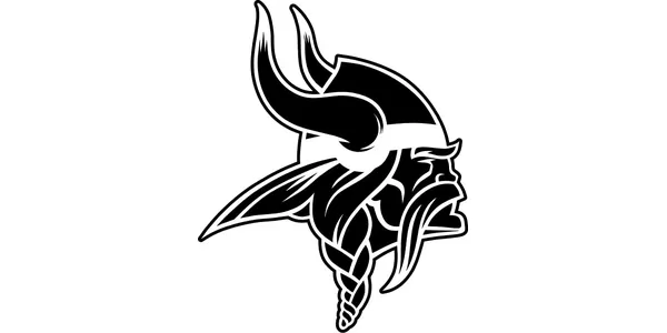 VIKING MASCOT DECAL / STICKER 04