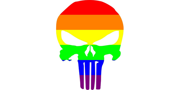 punisher gay pride flag