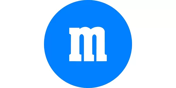 Blue M&M Decal / Sticker 31