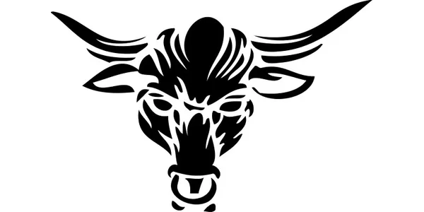 wwe rock bull logo