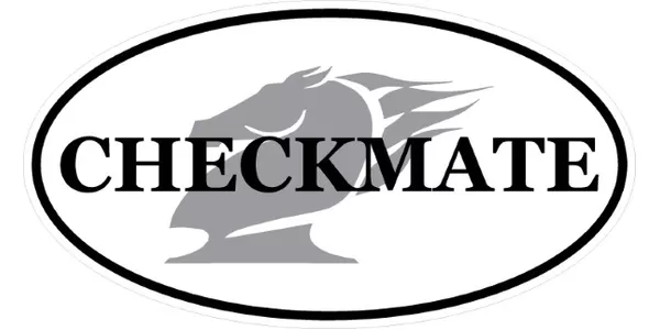 Checkmate Powerboat Boat Decals - 2 Color! - Style 2