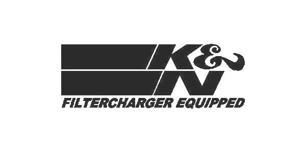 K&N Decal/Sticker White Large PN: 89-16181 - Tick Performance, Inc.