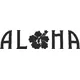 Aloha Flower Decal / Sticker