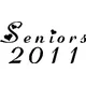 Seniors 2011 Decal / Sticker