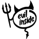 Evil Inside Devil Decal / Sticker