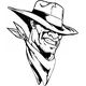 Cowboys Mascot Decal / Sticker