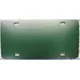 zz Plastic Green Blank License Plate