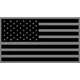 Black and Gray American Flag Decal / Sticker