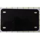 zz Black Aluminum MOTORCYCLE License Plate