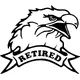 Retired Eagle Decal / Sticker 13