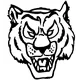 Tigers Head Mascot Decal / Sticker