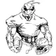 Football Hornet, Yellow Jacket, Bee Mascot Decal / Sticker 10