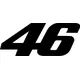 46 Valentino Rossi Decal / Sticker b