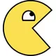 Pac-Man Awesome Happy Face Decal / Sticker 21