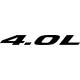 4.0L Decal / Sticker