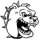 Bulldog Mascot Decal / Sticker 7