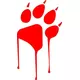 Bloody Paw Decal / Sticker 01