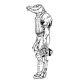 Baseball Gators Mascot Decal / Sticker 1