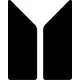 Isuzu Logo Decal / Sticker 05