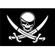 Jolly Roger Flag Decal / Sticker 01