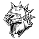 Knights Mascot Head Decal / Sticker 4