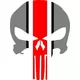 Ohio State Punisher Decal / Sticker 37