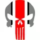 Ohio State Punisher Decal / Sticker 38