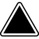 Hazard Triangle Sign Decal / Sticker 02