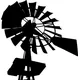 Windmill Decal / Sticker 05