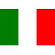 Italian Flag Decal / Sticker 03