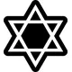 Jewish Star of David Decal / Sticker 03