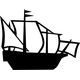 Mayflower Ship Decal / Sticker 02