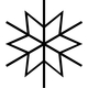 Snow Flake Decal / Sticker 01