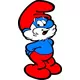 Full Color Papa Smurf Decal / Sticker