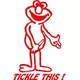 Elmo Tickle This! Decal / Sticker