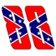 88 Confederate Flag My Puma Font Decal / Sticker 01