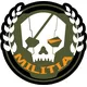 Militia Skull Decal / Sticker 01