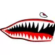 Shark Teeth Decal / Sticker 20