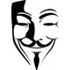 V For Vendetta Anonymous Decal / Sticker 04