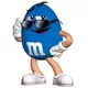 Blue Peanut M&M Decal / Sticker 22