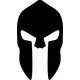 Spartan Helmet / Mask Decal / Sticker 01