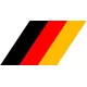 BMW M German Flag Decal / Sticker 36