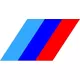 BMW M Stripes Decal / Sticker 42