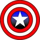 Captain America Shield Decal / Sticker 03