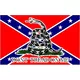 Gadsden Confederate Flag Don't Tread on Me Decal / Sticker 02