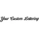 Z Custom Classic Motorcycle Lettering Decal / Sticker 01