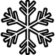 Snowflake Decal / Sticker 09