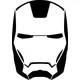 Iron Man Helme Decal / Sticker 10