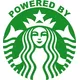 Powered By Starbucks Decal / Sticker 05